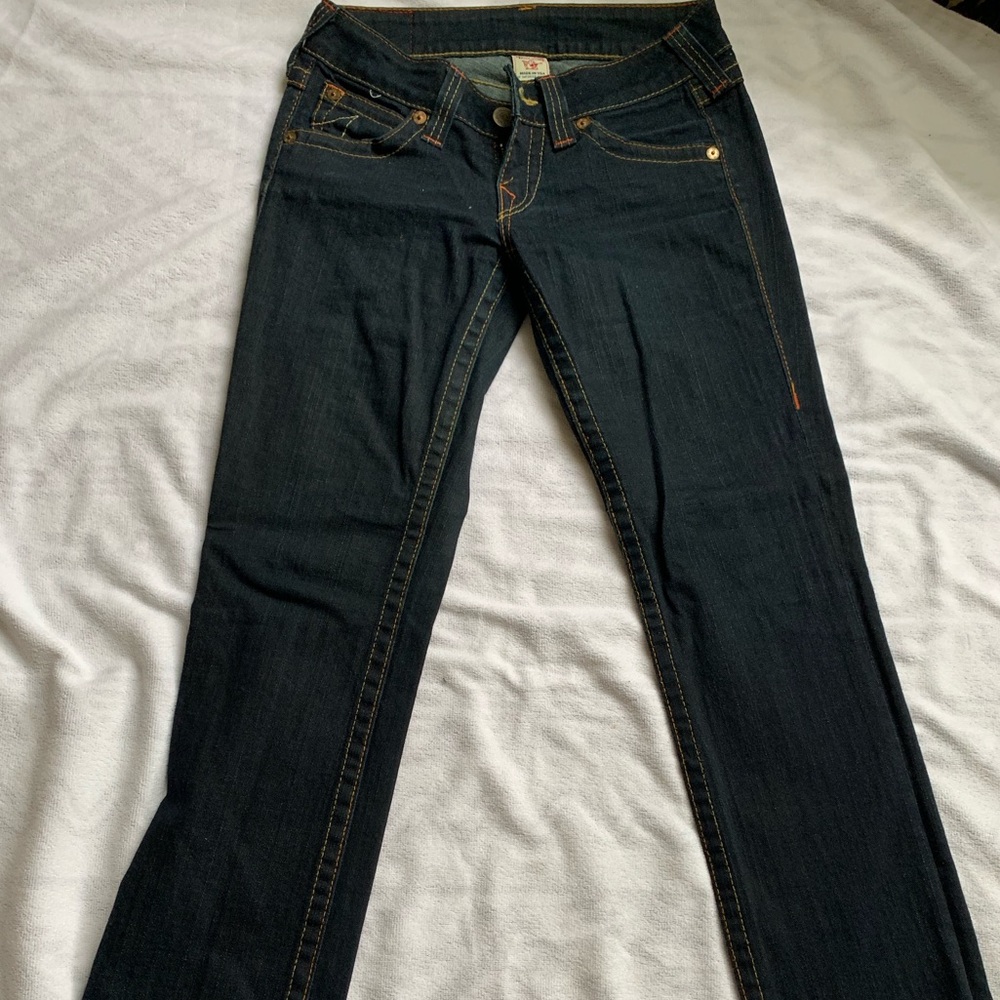 True Religion Dark Wash Size 27
